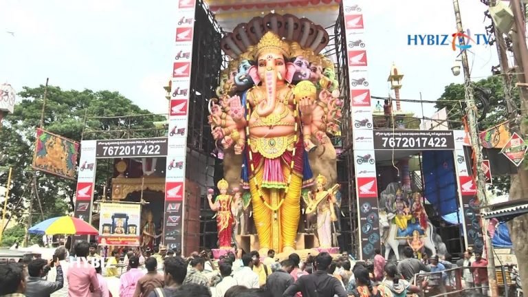 Thousands Bid Farewell To Khairatabad Ganesha