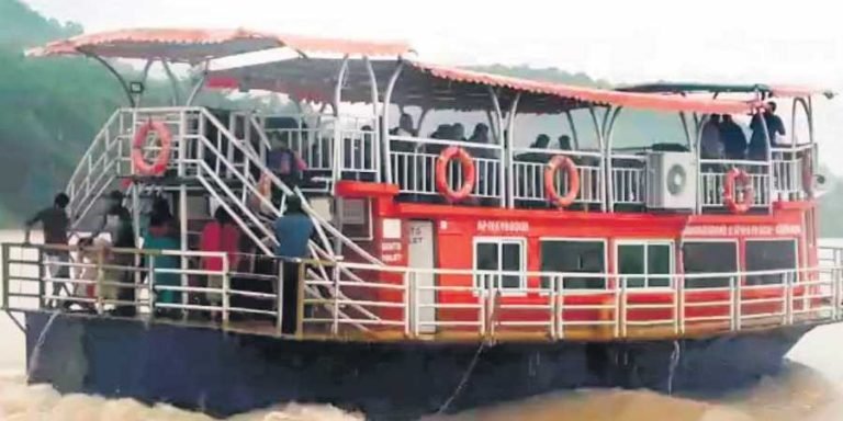 Tourist Boat Retrieved Finally From Godavari