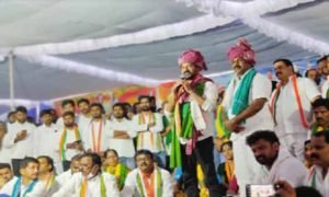 Revanth Reddy begins padayatra against farm laws