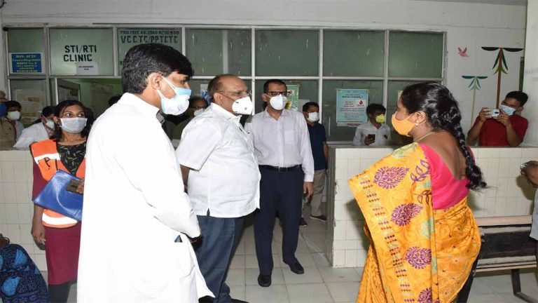 CS Inspects Golconda Area Hospital