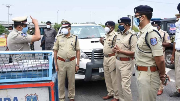 Telangana Lockdown: DGP Makes Suprise Visits to Check Posts