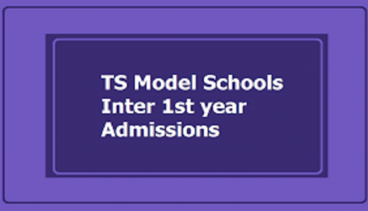 Admission Into Inter First Year in Telangana Model Schools Begins