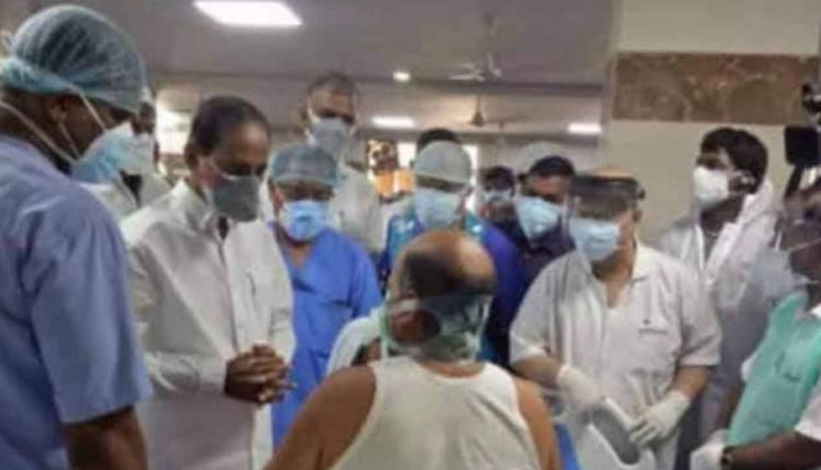 CM KCR Inspects Gandhi Hospital
