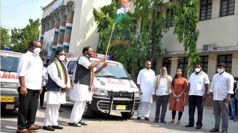 Hyderabad: Uttam Flags Off Free Ambulance Service