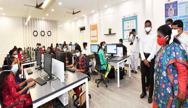 Governor Visits COVID Control Room in Hyderabad