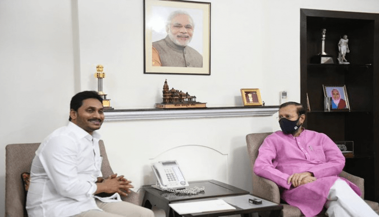 AP CM Jagan Meets Prakash Javadekar, Meeting with Amit Shah Scheduled