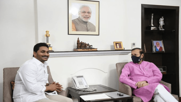 AP CM Jagan Meets Prakash Javadekar, Meeting with Amit Shah Scheduled