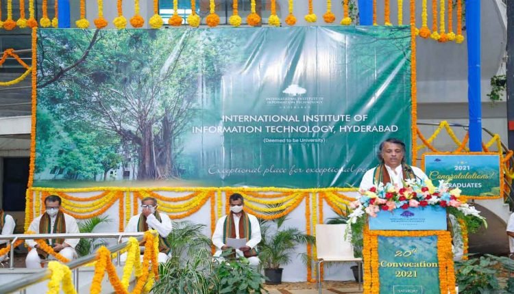 IIIT-Hyderabad Celebrates E-Convocation 2021