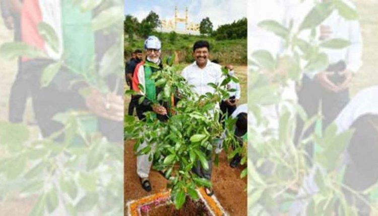 Hyderabad: Amitabh Bachchan Joins Green India Challenge