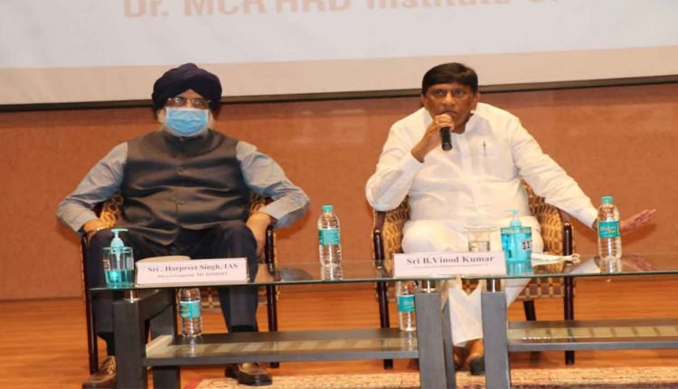 Vinod Kumar Addressed Newly Recruited Junior Assistants