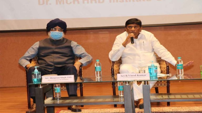 Vinod Kumar Addressed Newly Recruited Junior Assistants