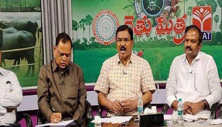Niranjan Reddy Stressed Need for Oil palm Production, Commercial Crops