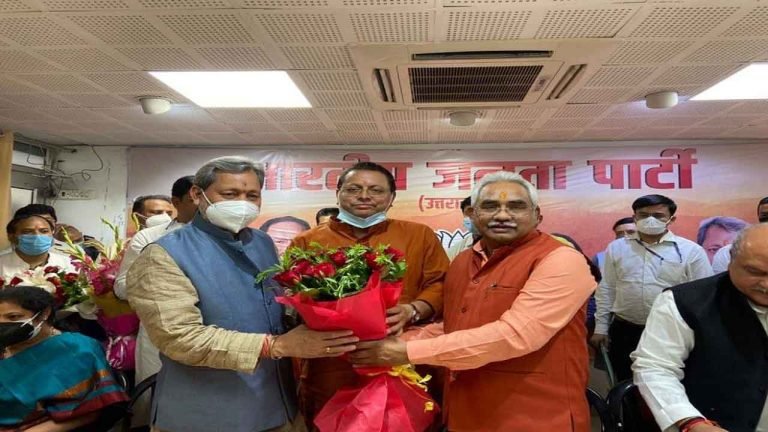 Pushkar Singh Dhami Sworn in as new Uttarakhand CM