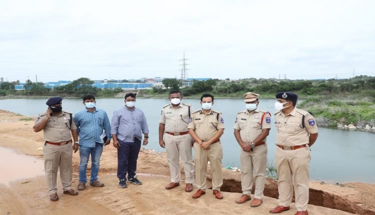 Cyberabad CP Visits Lakes to Review Situation