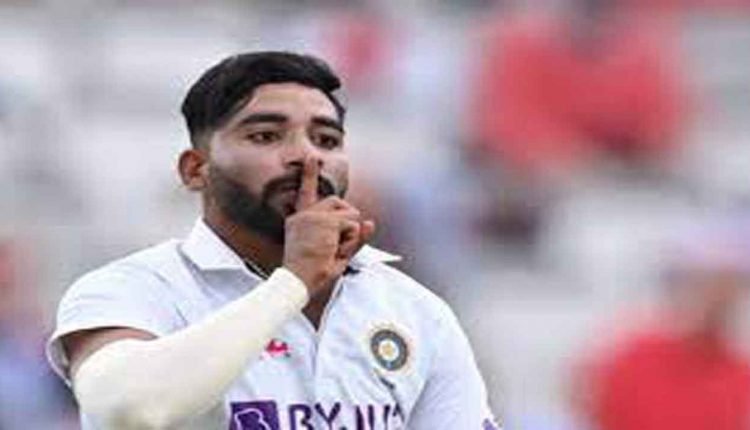 Mumbai, September 30: The All-India Senior Selection Committee of the Board of Control for Cricket in India (BCCI) on Friday named Mohd. Siraj as replacement for injured Jasprit Bumrah for the remainder of the T20I series against South Africa.