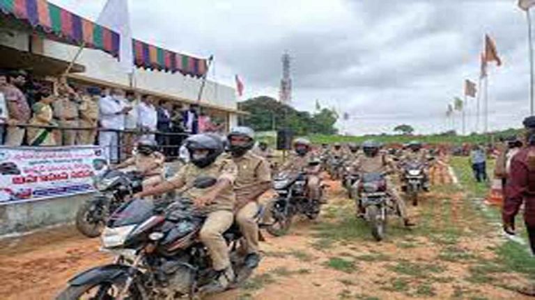 Cyberabad Traffic Police Hold Bike Rally for Traffic Rules Awareness