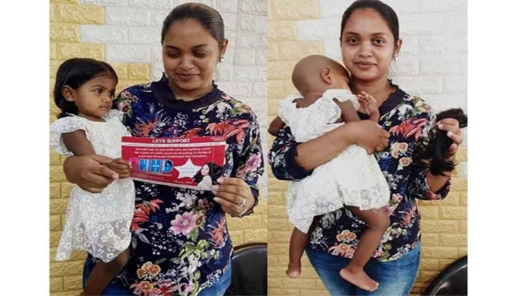Hyderabad: Baby Girl Donates Her Hair to Cancer Survivors