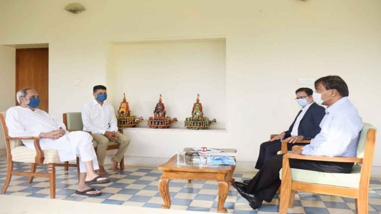 Lakshmi Mittal Meets Odisha Chief Minister