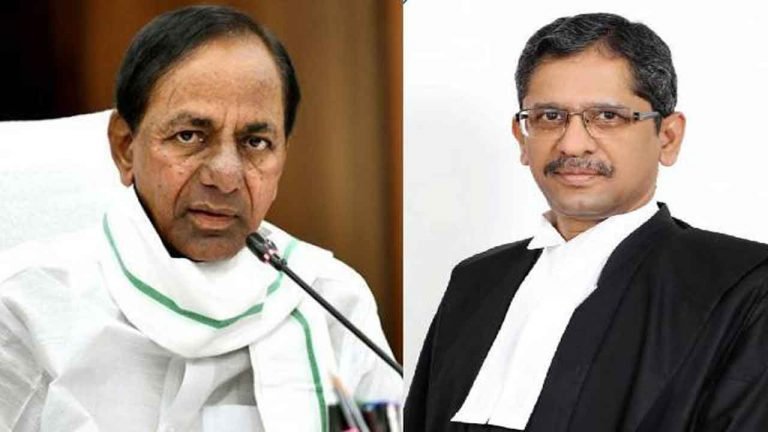 KCR Greets CJI NV Ramana on His Birthday
