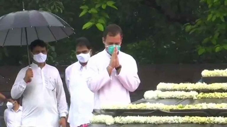 Rahul Gandhi Pays Tribute to Rajiv Gandhi on Birth Anniversary
