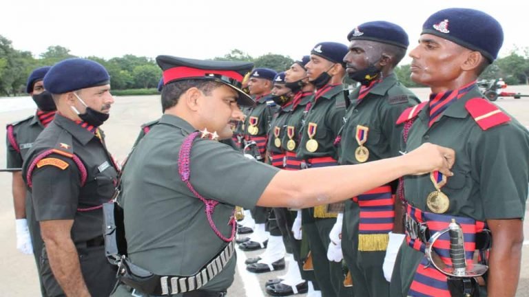 410 Young recruits passed out of Artillery Centre Hyderabad