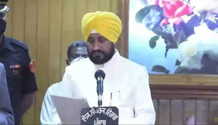 Charanjit Singh Channi takes oath as first dalit CM of Punjab