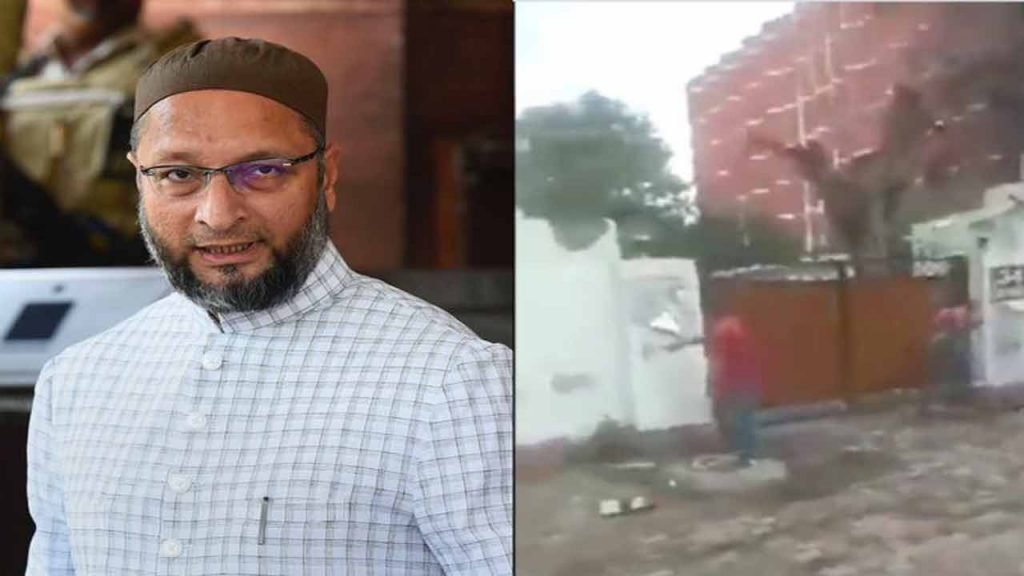 Asaduddin Owaisi Delhi House Attacked, 5 Arrested