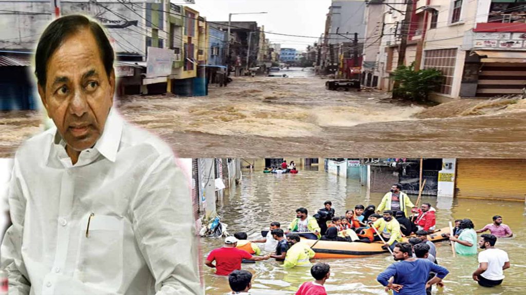 TelanganaRains: Provide safety to rain affected people: KCR