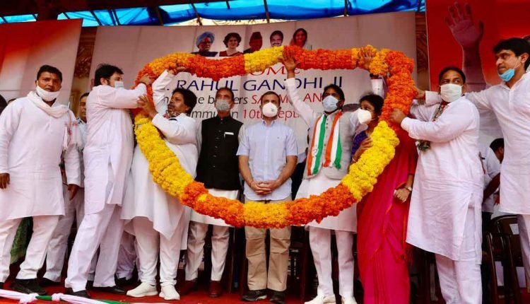 I’m a Kashmiri Pandit says Rahul Gandhi in Jammu