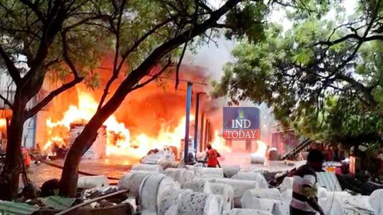 Krishna: Fire Broke Out at Plastic Factory, No Casualties