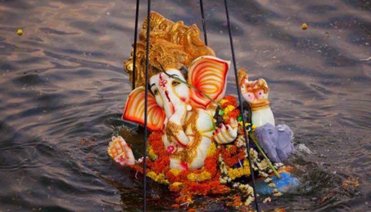 Over One Lakh Ganesh Idols Immersed Across City
