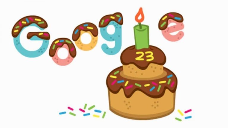 Google celebrates its 23rd birthday