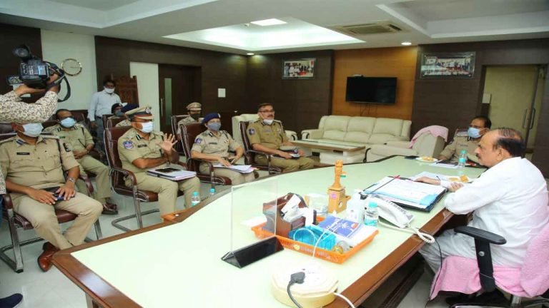 HM Reviews Hyderabad Law and Order Situation