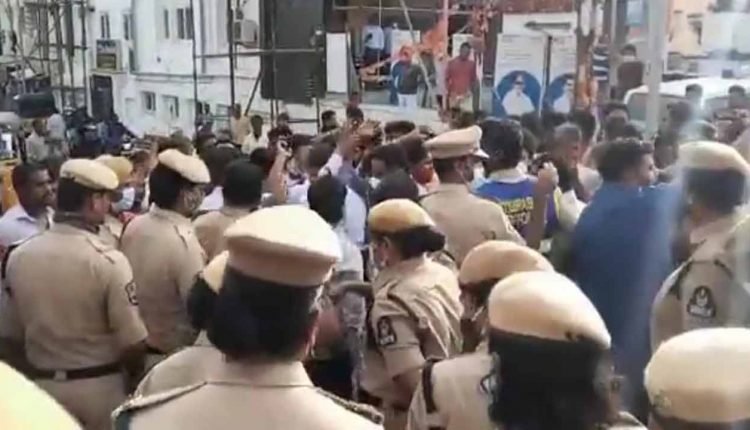 Mild tension in Saidabad