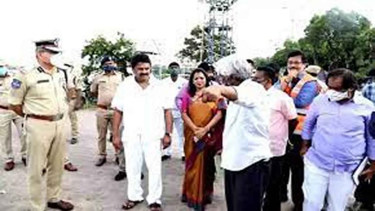 All Arrangements for Immersion of Ganesh idol in Hyderabad: Talasani