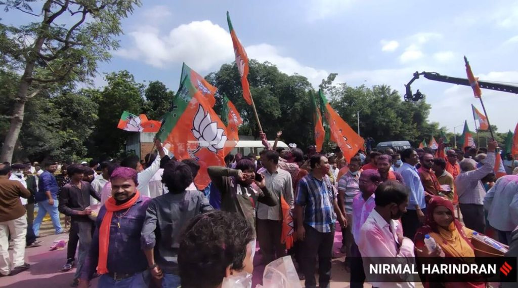 Gandhinagar elections results LIVE Updates: BJP wins 41 seats