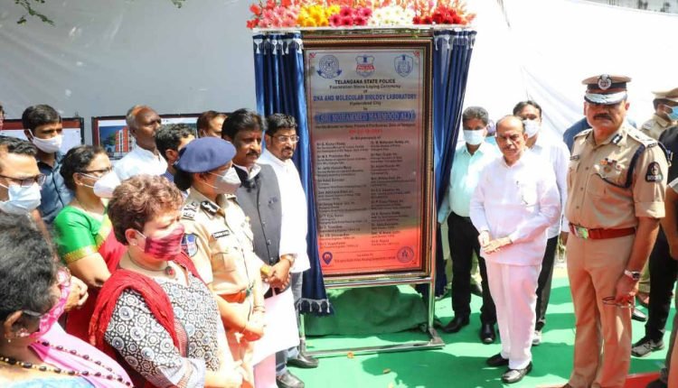 Mahamood Ali lays DNA, Molecular Biology Lab foundation