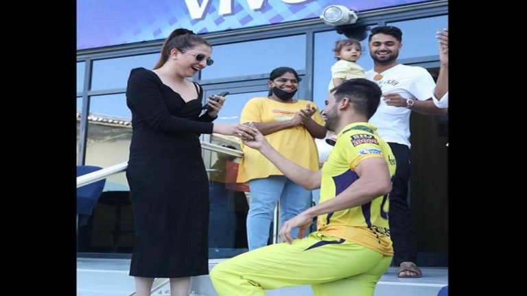 Just after the Match, Deepak Chahar Proposes Her Girlfriend, Watch Video