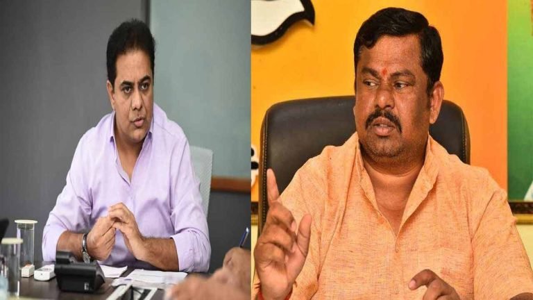 Minister KTR's bold reply to Raja Singh