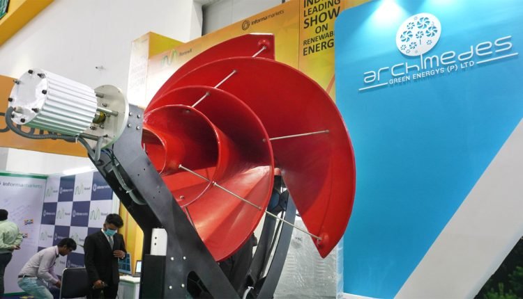 Archimedes Green Energys showcases India’s first Rooftop Wind Turbine to produce Green Energy at RENEWX-2021
