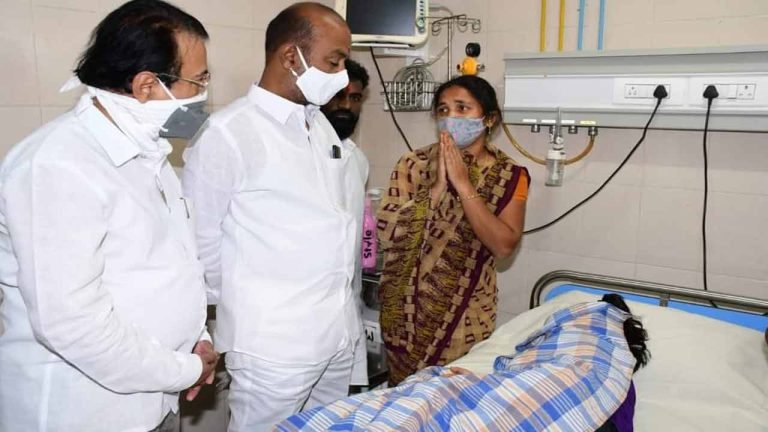 Bandi visits rape victim residence