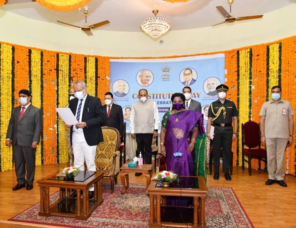 Constitution Day celebrated in a grand manner at Raj Bhavan
