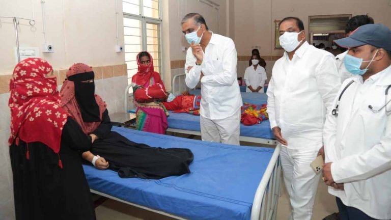 Harish Rao makes a surprise visit to Narayankhed area hospital