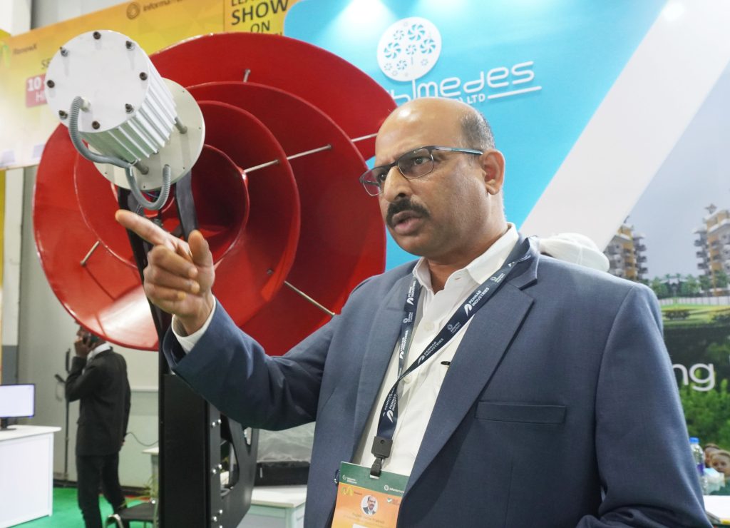 Archimedes Green Energys showcases India’s first Rooftop Wind Turbine to produce Green Energy at RENEWX-2021