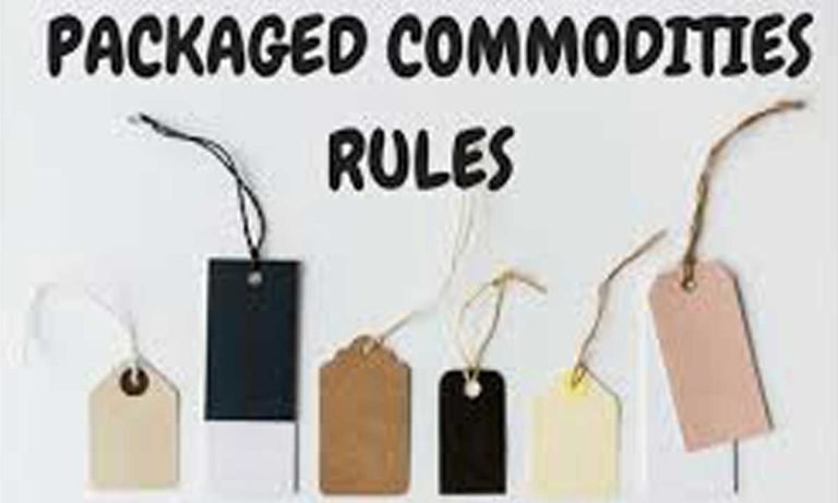 Legal Metrology (Packaged Commodities) Rules 2011 Amended