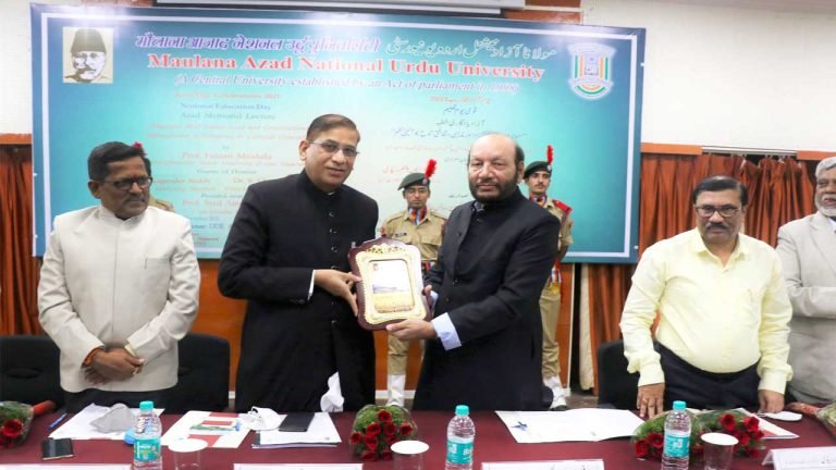 Maulana Azad: MANUU pays glowing tributes