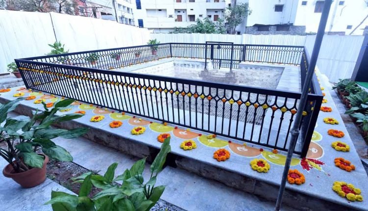 KTR appreciates Step Well restoration at Gachibowli