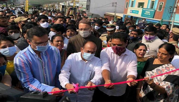 Hyderabad: Flyover At Owaisi Junction Inaugurated