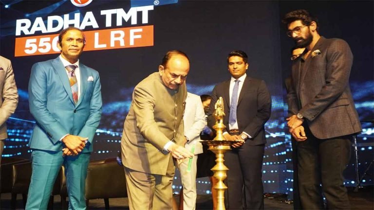 Home Minister, Film Star Rana Daggubati Launched Radha TMT 550D LRF TMT Bars