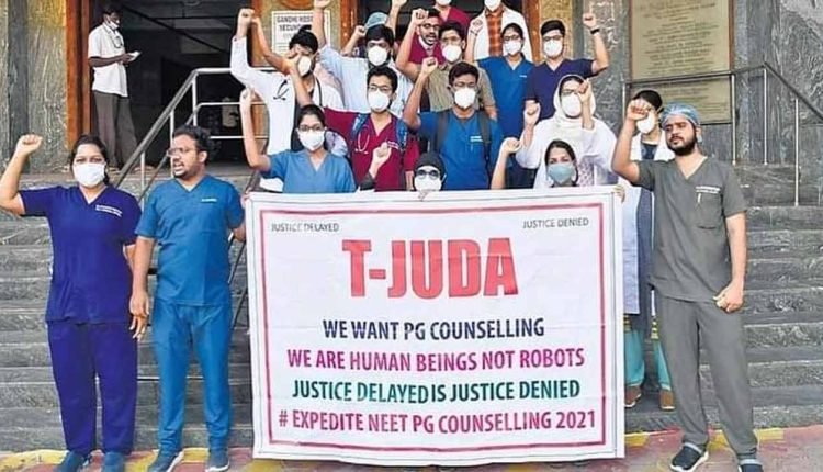Telangana Junior doctors boycott OPD services